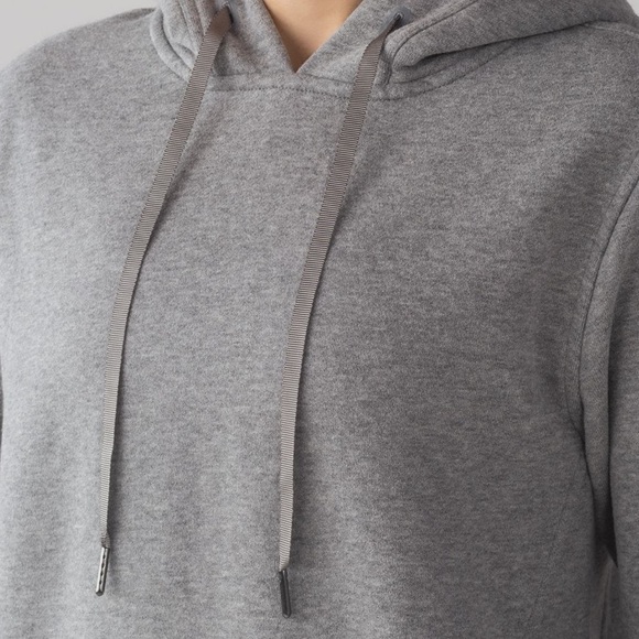 EUC Lululemon Wind Down Pullover Heathered Medium Grey / Slate Size 4 - Picture 5 of 16